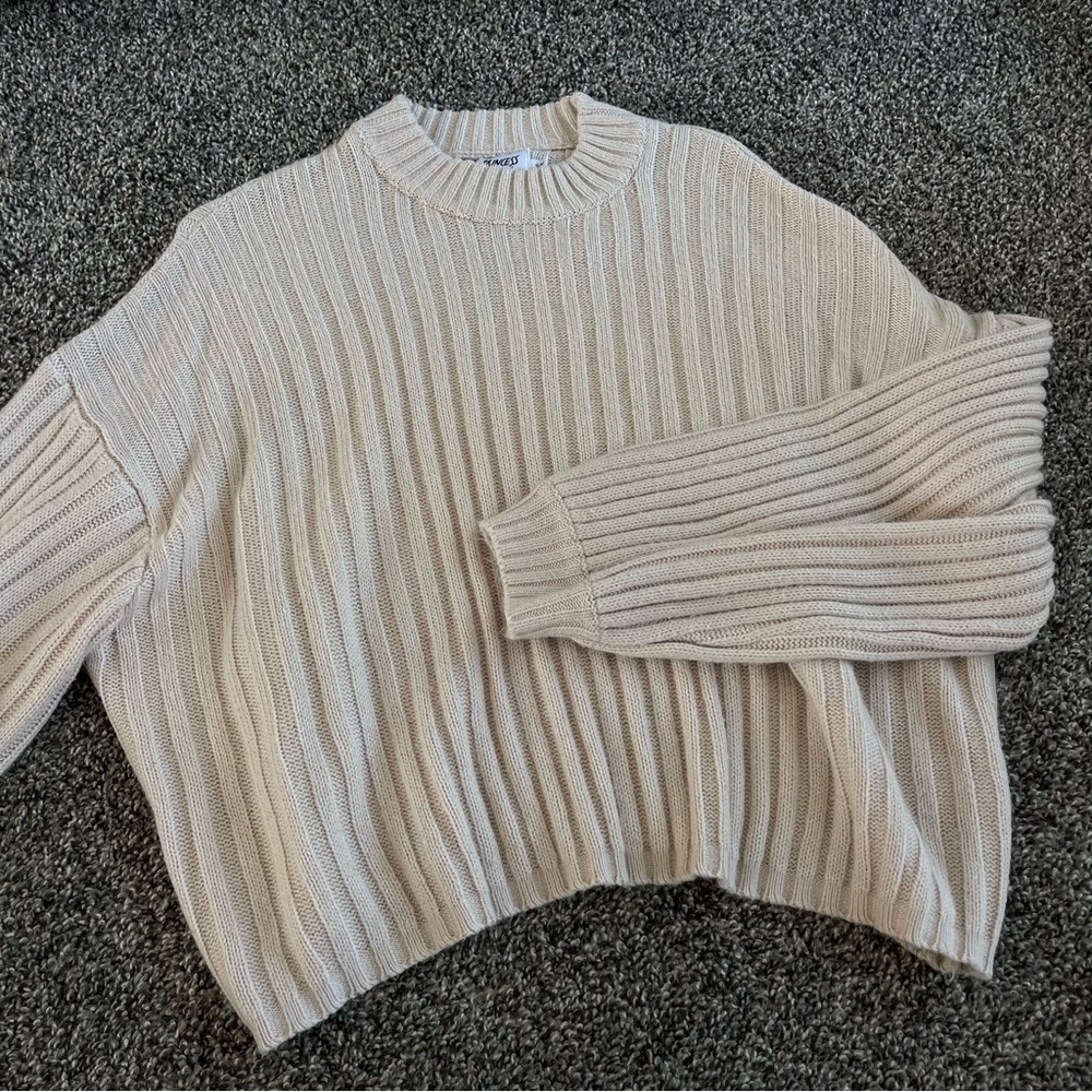 Ribbed sweater